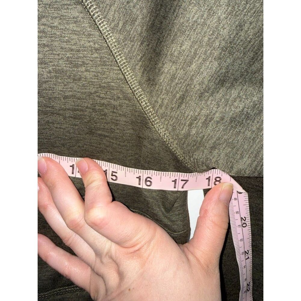 The North Face Women's Agave Full Zip Fleece Jacket Green Heathered Size M - Picture 6 of 7